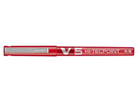 Pilot Hi-Tecpoint V5 Csiptetős behuzható toll Vörös 1 dB