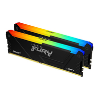 Kingston Technology FURY 16GB 2666MT/s DDR4 CL16 DIMM (Kit da 2) Beast RGB