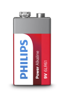 Philips Power Alkaline Akku 6LR61P1B/10