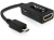 DeLOCK 65314 USB grafische adapter Zwart