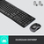 Logitech Wireless Combo MK270 toetsenbord Inclusief muis USB QWERTY Brits Engels Zwart