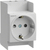 Hager SNS016 socket-outlet White