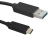 Qoltec 1.5m USB 3.1 C - USB 3.0 A USB kábel 1,5 M USB 3.2 Gen 1 (3.1 Gen 1) USB A USB C Fekete