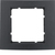 Berker 10113005 veiligheidsplaatje voor stopcontacten Aluminium, Zwart