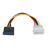 EFB Elektronik K5380.015V1 SATA-kabel 0,15 m SATA 15-pin Zwart, Rood, Geel