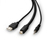 Belkin F1DN1CCBL-MP-10 toetsenbord-video-muis (kvm) kabel Zwart 3 m