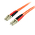StarTech.com FIBLCLC2 kabel optyczny 2 m LC OM1 Pomarańczowy