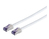 Lanview LVN-CAT6A-FLEX-25CMWH kabel sieciowy Biały 0,25 m S/FTP (S-STP)