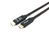 Equip 128347 USB kábel 2 M USB 3.2 Gen 1 (3.1 Gen 1) USB C Fekete