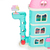 Gabby's Dollhouse Gabby‘s Dollhouse, über 60cm großes Purrfect Puppenhaus mit 2 Spielzeugfiguren und viel Zubehör