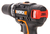 WORX WX367.3 perceuse 1600 tr/min 1,38 kg Noir, Orange