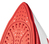 Russell Hobbs Light & Easy 26481-56 Żelazko suche i parowe Płyta ceramiczna Czerwony, Biały