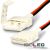 Article picture 1 - Flex strip clip cable connector 2-pole :: white for width 12mm
