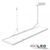 Article picture 2 - LED office pendant light UP+DOWN :: 20+20W :: 30x120cm :: UGR<19 :: white :: warm white :: dimmable