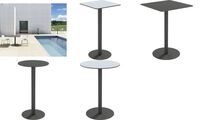 PAPERFLOW Table haute jardin CROSS, (L)800 x (P)800 mm, noir (74600610)