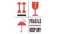 rillprint Étiquette d'avertissement "Fragile/Keep Dry" (71700280)
