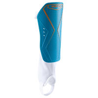 F350 Kids Football Shin Pads - Blue - XS