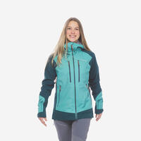 Women’s Waterproof Mountaineering Jacket - Evo Mountaineering Blue - S