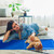 Relaxdays Kühlmatte Hund, 110 x 70 cm, selbstkühlende Hundematte, Gel, abwischbar, Kühlunterlage für Haustiere, blau