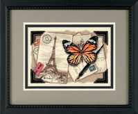 Gold Petite: Counted Cross Stitch Kit: Travel Memories