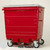 Taylor Continental Wheeled Bin - 1100 Litre Capacity - Light Blue Powder Coated Finish - Red