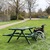 Steel Wheelchair Friendly Picnic Table - Textured Gentian Blue