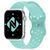 NALIA Traforato Silicone Cinturino Smart Watch compatible con Apple Watch Bracciale Ultra/SE Series 8/7/6/5/4/3/2/1, 42mm 44mm 45mm 49mm, per iWatch Orologio Donna e Uomo Mint