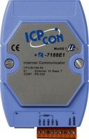 ICP CON, 1xRS232 I-7188E1, ETHERNET EMB. CONTR. Interfészkártyák / adapterek