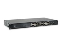 Switch 48,3cm 26x GEP-2622W380 2xSFP 802.3af/at PoE