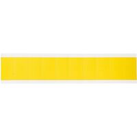 Identical numbers and letters on one card for indoor use 22.00 mm x 38.00 mm 3430 BLANK, Yellow, Rectangle, Removable, Nylon, Matte, -40Self Adhesive Labels