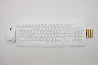 Wireless Keyboard & Mouse White Grey WW English 103P Egyéb