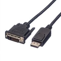 Video Cable Adapter 1.5 M , Displayport Dvi-D Black ,