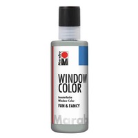 Fensterfarbe Fun&Fancy, 80ml, konturen-silber MARABU 04060 004 082