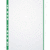 Prospekthülle Spezialhüllen A4 90my glasklar grün VE=10 Stück