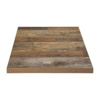 Bolero Pre-drilled Square Table Top in Chipboard for Indoor - 600 mm