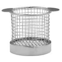 Presentation Basket Serving Dish with Ears - Stainless Steel 80(H)x80mm