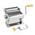 Vogue 6" Pasta Maker Made of Chrome Plated Steel with 2mm and 6.5mm Cutters