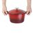 Vogue Round Casserole Dish in Red Cast Iron 3.2Ltr 120(H)x 205(�)mm