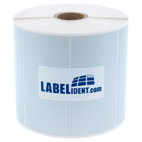 Thermotransfer-Etiketten 80 x 40 mm, wetterfest, 1.500 PET Etiketten auf 1 Rolle/n, 1 Zoll (25,4 mm) Kern, Typenschild Etiketten permanent