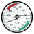 Sauna-Klimamesser inkl. Thermometer und Hygrometer, Saunazubehör