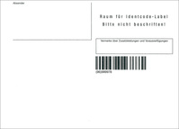 Postpaketaufkleber Inland, DIN A6 quer, selbstklebend