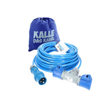 Kalle Verlängerungskabel CEE 230V 16A 2,5mm 2-Fach Kupplung Extreme Blau IP44 50 Meter