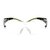 3M™ SecureFit™ 400 Reader Schutzbrille, schwarz/grüne Bügel, Antikratz-/Anti-Fog-Beschichtung, transparente Scheibe mit +2,0 Stärke, SF420AS/AF-EU