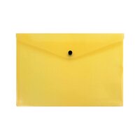 Q-Connect Polypropylene Document Folder A4 Yellow (Pack of 12) KF03595