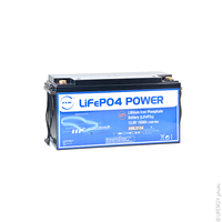 Unité(s) Batterie Lithium Fer Phosphate NX LiFePO4 POWER (1920Wh) 12V 150Ah M8-F
