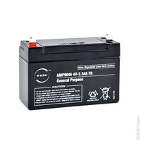 Unité(s) Batterie plomb AGM NX 3.5-4 General Purpose FR 4V 3.5Ah F4.8