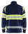 High Vis Sweatjacke full-zip 3551 marineblau/High Vis gelb - Rückseite