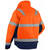 HIGH VIS Winterjacke Kl. 3 4862 orange/marineblau - Rückseite