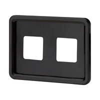 Présentoir de prix "Klick" / Cassette d'étiquettes de prix / Cadre pour l'affichage des prix | noir sim. RAL 9005 A7