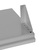 Tablette FlexiSlot® / plateau de rangement pour système de cloisons à lamelles, avec 2 supports